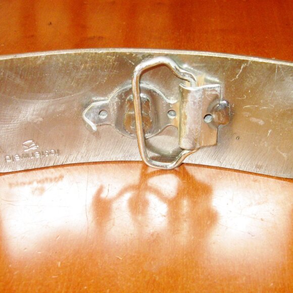 Fosterweld Revolution Belt Buckle Brushed Nickel Punk Style - Picture 3 of 10